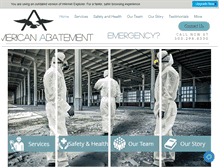 Tablet Screenshot of americanabatement.com
